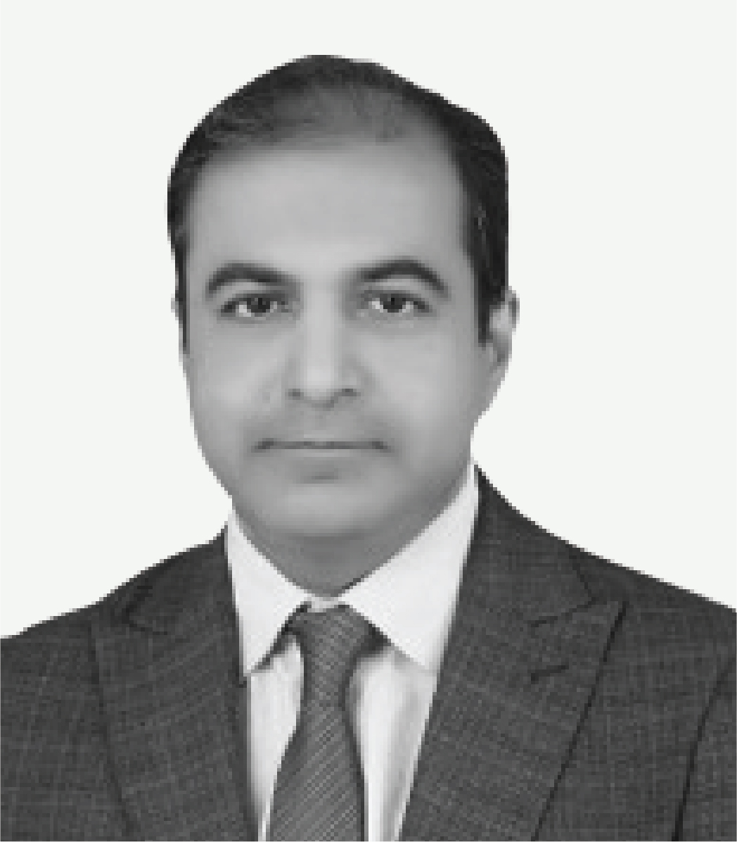 Portrait of Amjad Amin Khan